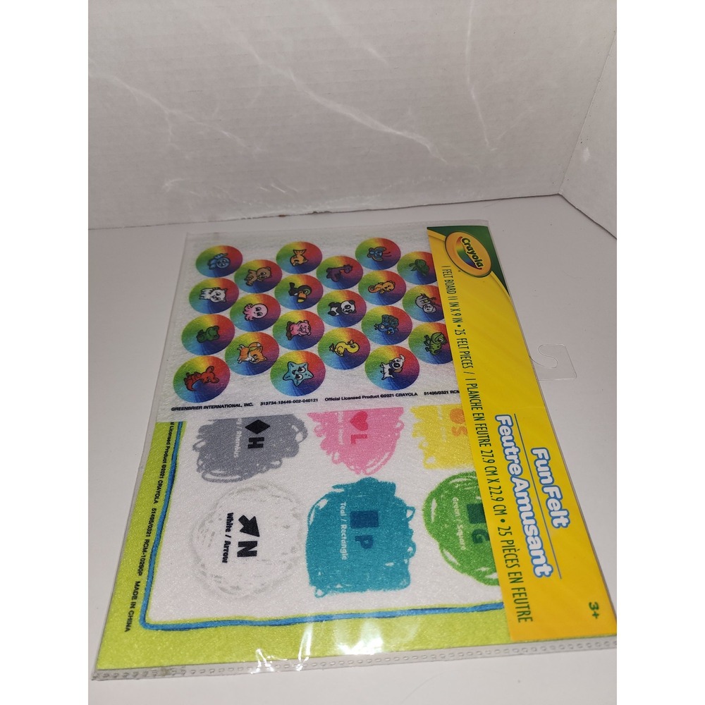Crayola Color and Shape Fun Felt Learning‎ Set Activity